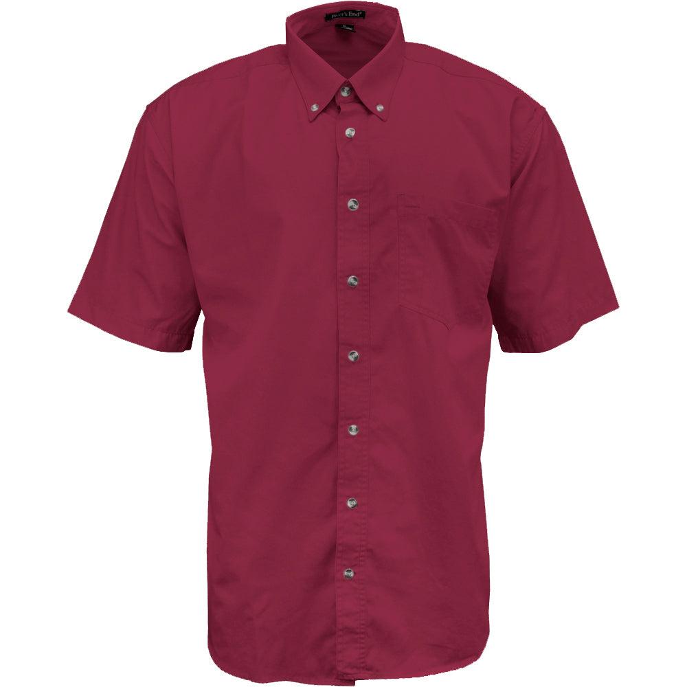 River's End EZCare Woven Short Sleeve Button Up Shirt