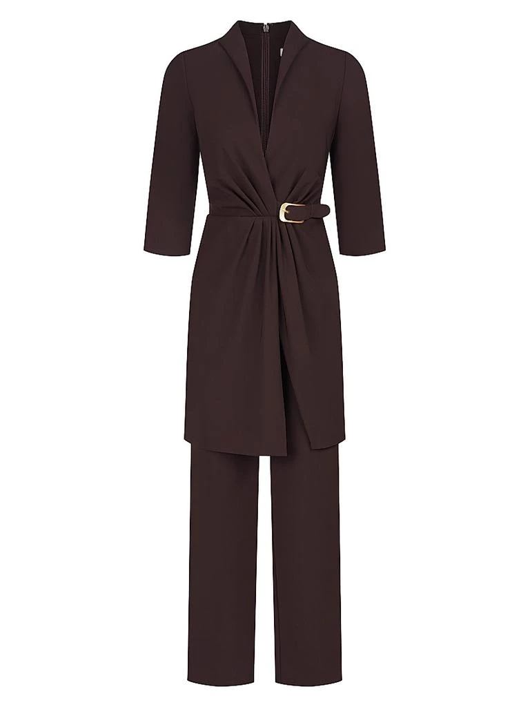Kay Unger Florence Crepe Walk-Through Jumpsuit 1