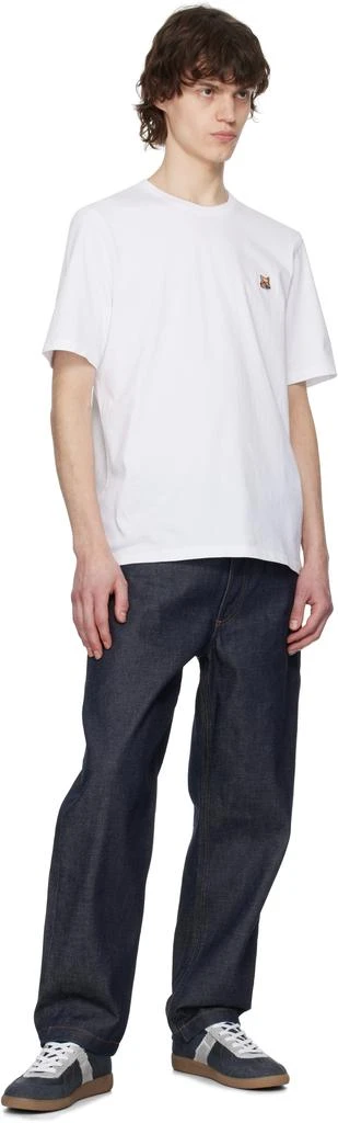Maison Kitsune White Fox Head Patch Regular T-shirt 4