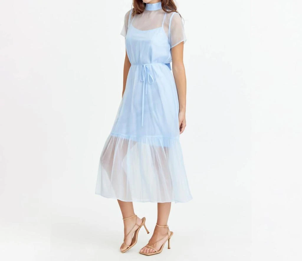 Adelyn Rae Adelyn Rae - Anais Organza Sheer Dress 2