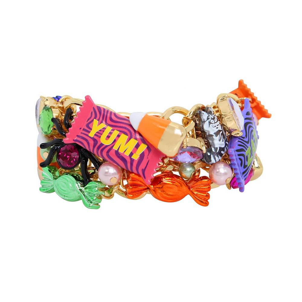 Betsey Johnson Faux Stone Candy Statement Bracelet