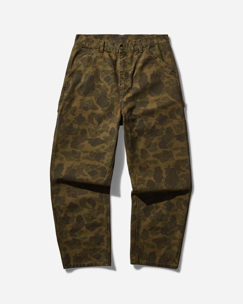 Carhartt WIP Men's Duck Single Knee Pants Camo Duck Green / Office Green 1