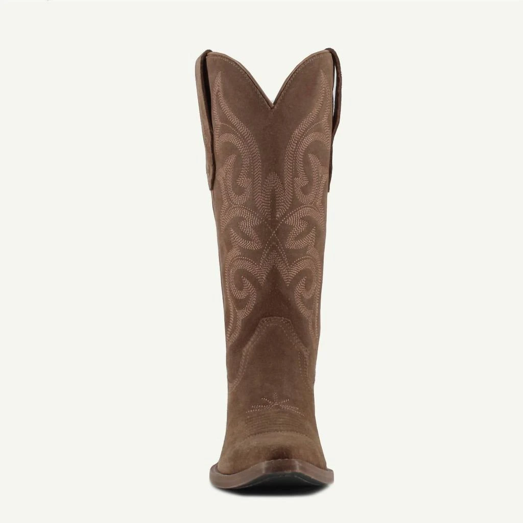Buck & Brana Women's Tessa Leather Cowgirl Boots In Camel 3
