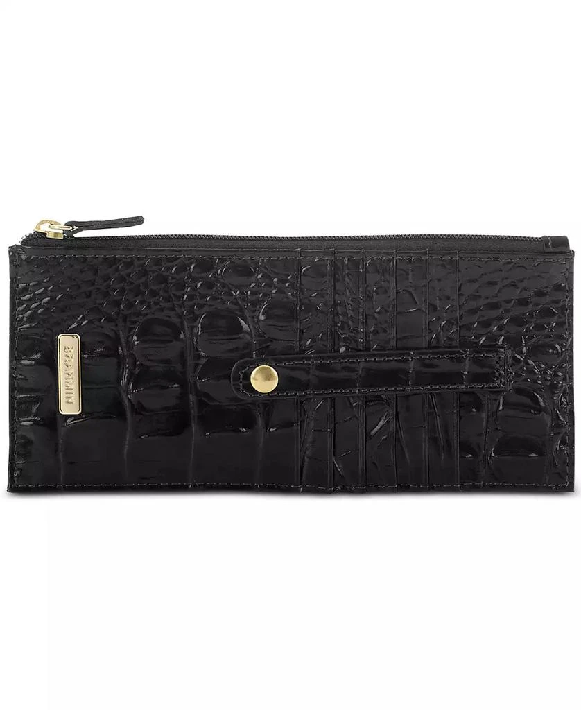 Brahmin Credit Card Melbourne Embossed Leather Wallet 1