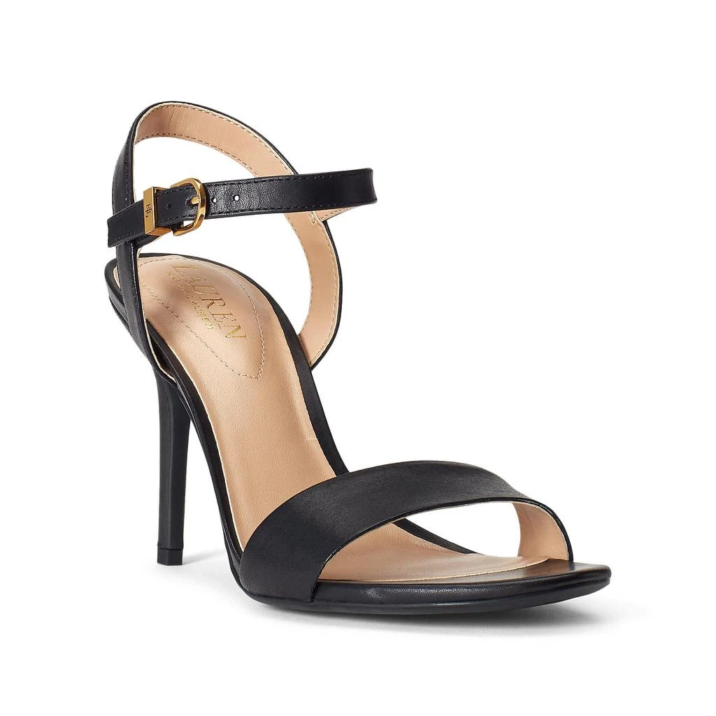 Ralph Lauren Gwen Burnished Leather Sandal 1
