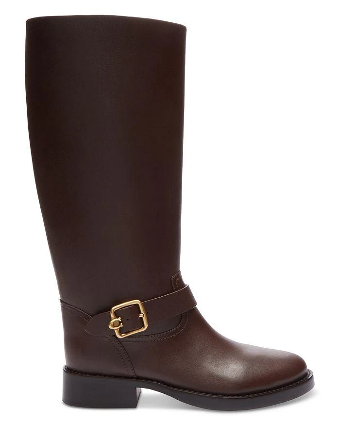 Coach Women's Madeline Buckle Detail Tall Block Heel Boots 2
