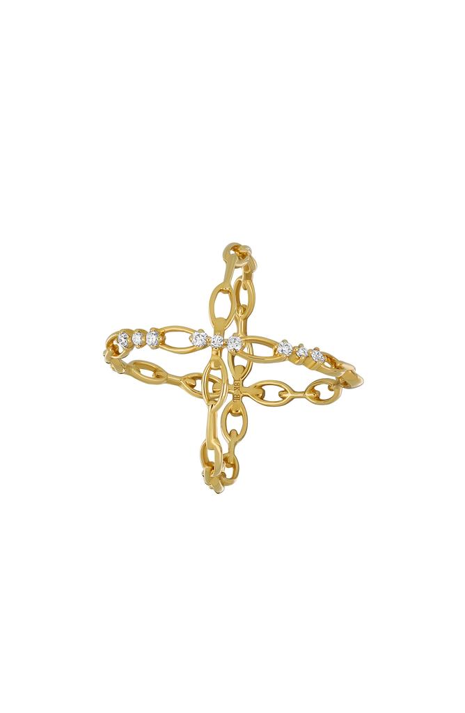 Bony Levy Varda Diamond Crossover Ring