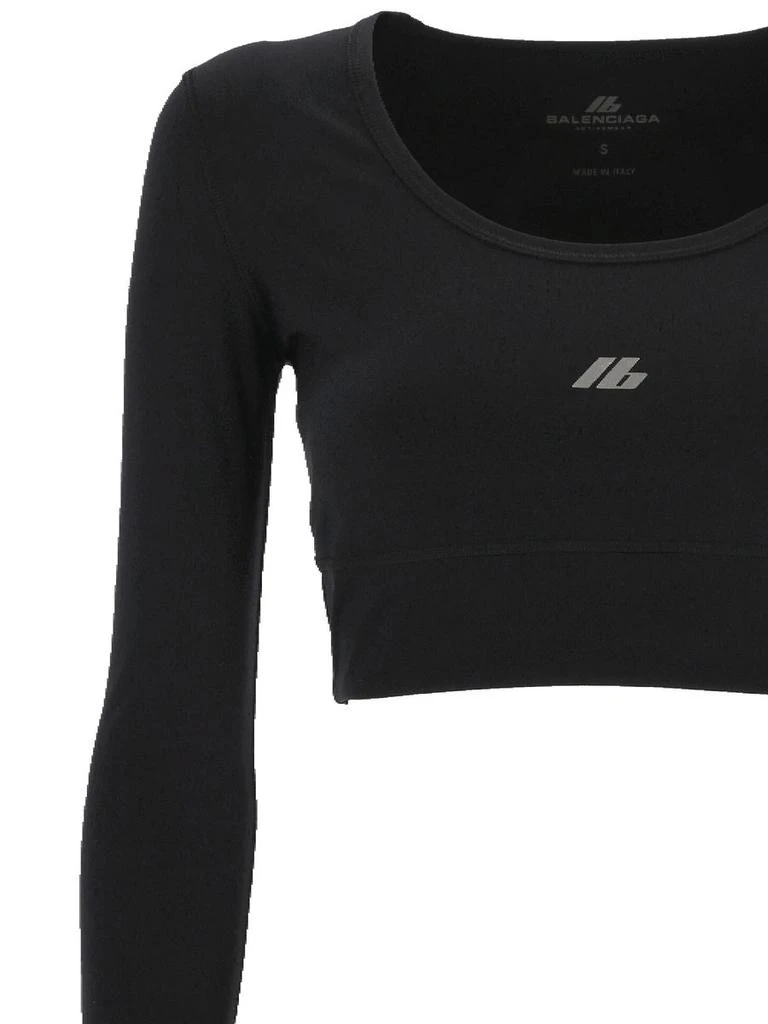 Balenciaga Balenciaga Logo Cropped Top 2