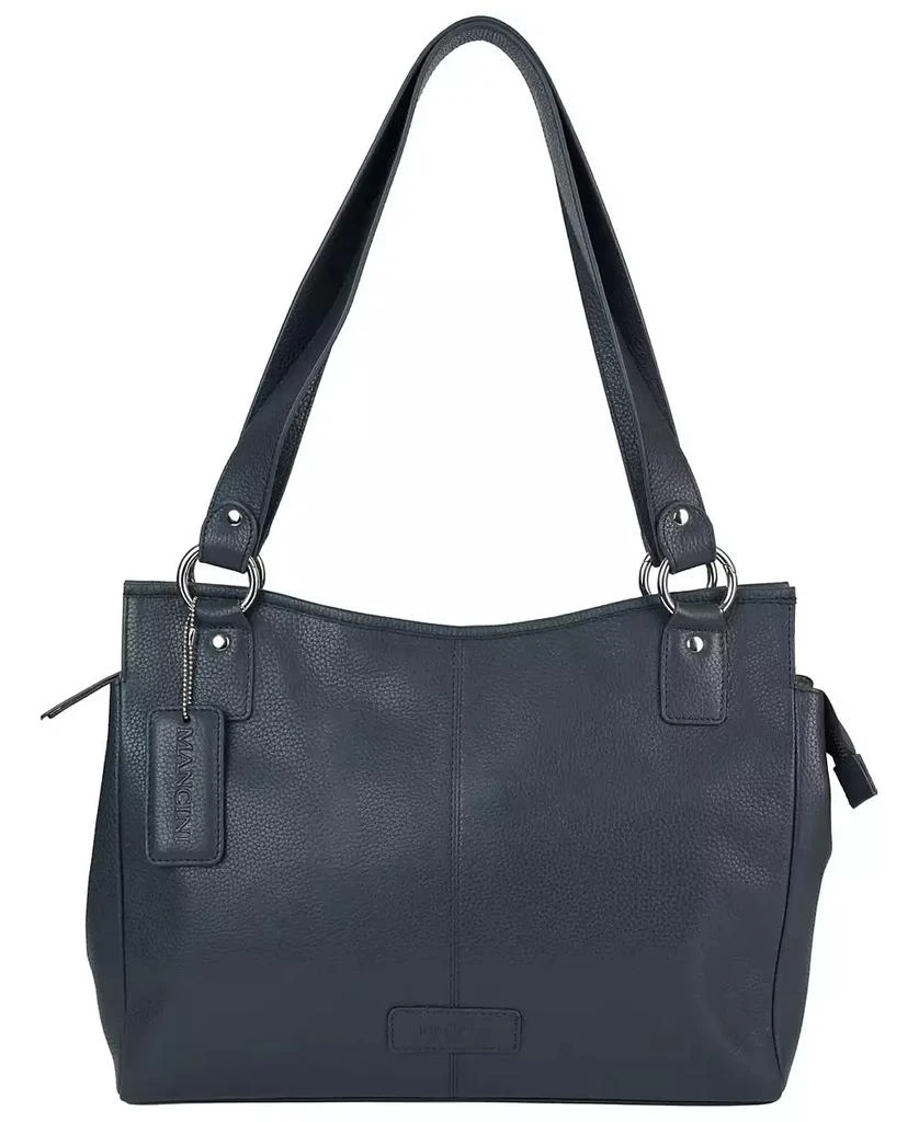 Mancini Leather Goods Pebble Kelsea Leather Shoulder Bag 9