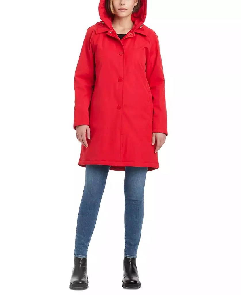 Kate Spade Women's Hooded A-Line Raincoat 5