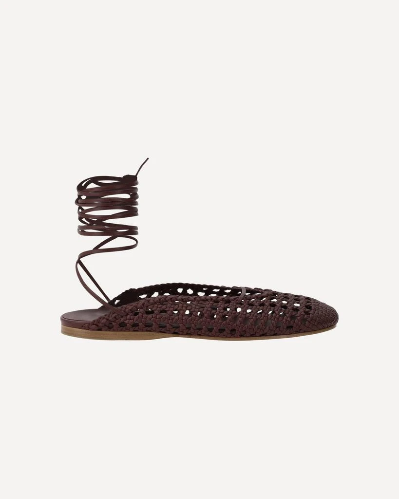 FORTE_FORTE Leather net-effect Mules 3