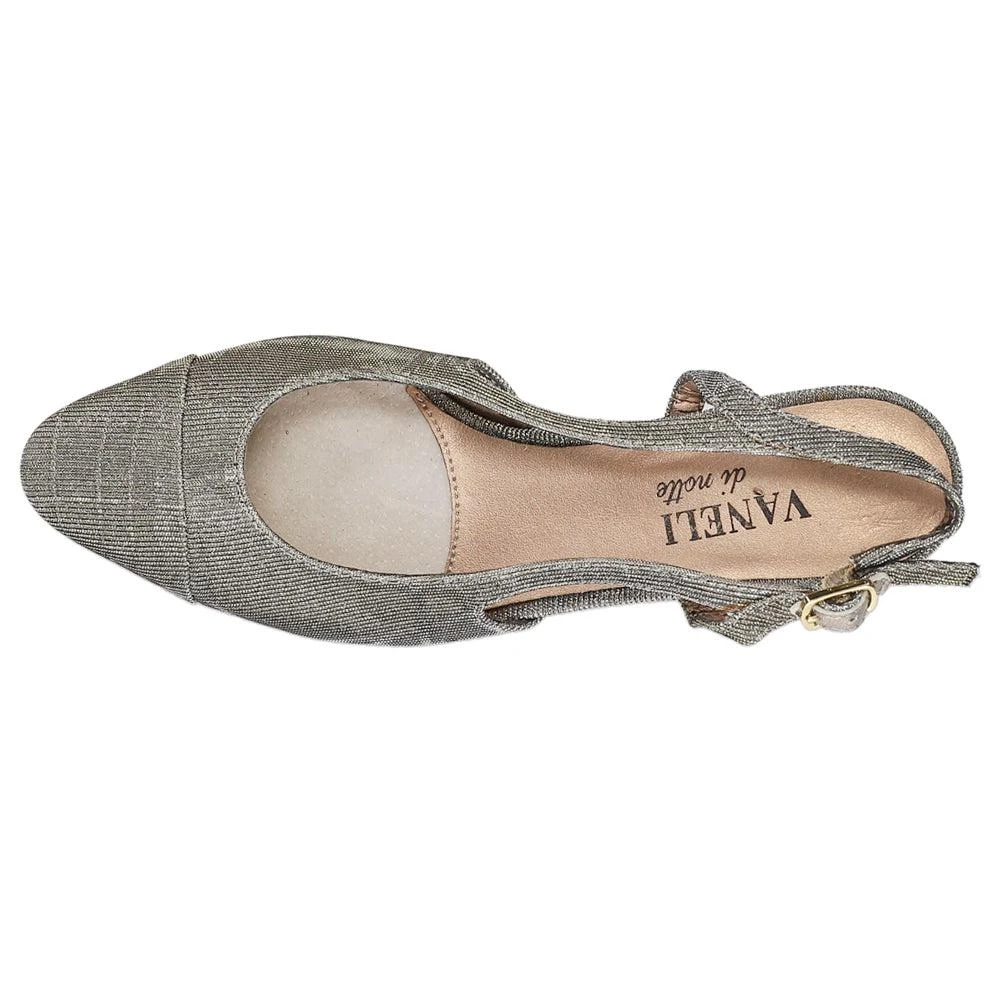 Vaneli Aliz Metallic Slingback Pumps 4