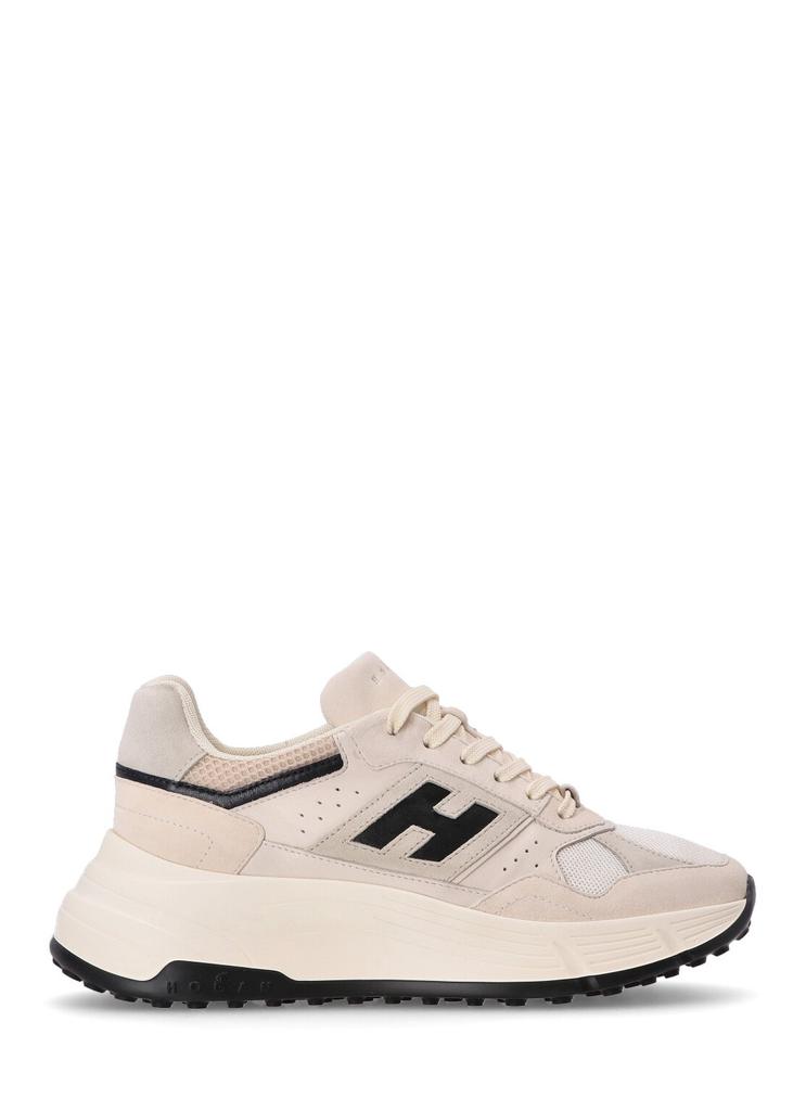【送料&関税込】Hogan H667 Allacciato Shoes New Hogan platform interactive black allacciato H Embossed