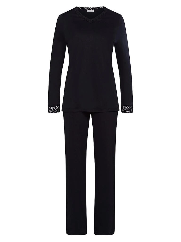 Hanro Moments Cotton 2-Piece Pajama Set 1