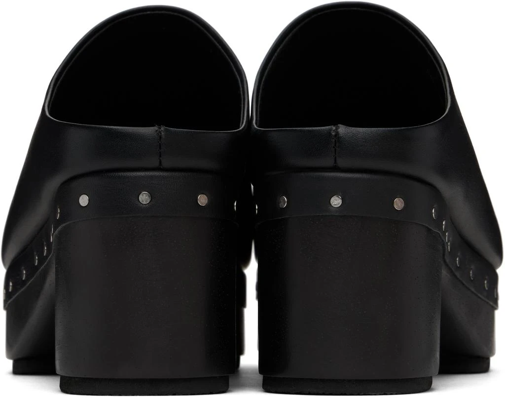 LAUREN MANOOGIAN Black Studio Clogs 2