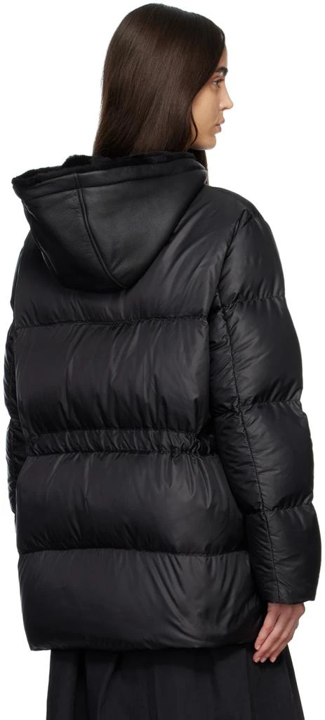 Yves Salomon Black Quilted Down Jacket 3