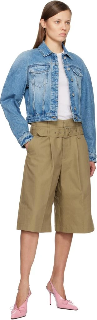 Jacquemus Blue 
The Ovalo de-Nîmes
 Denim Jacket 4