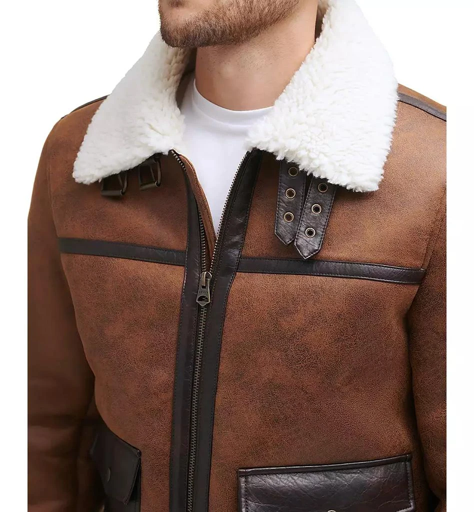 Levi's Men's Faux Shearling Shortie Rancher Jacket 4