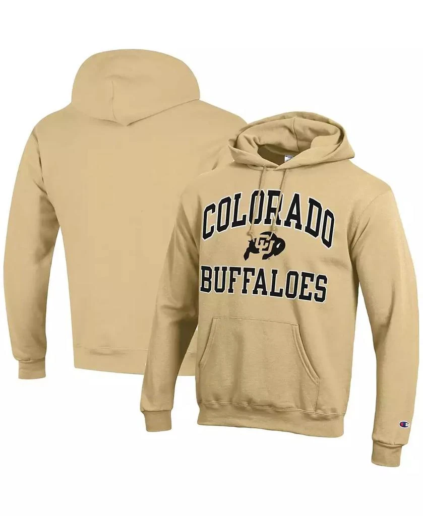 CHAMPION Men
s Gold Colorado Buffaloes High Motor Pullover Hoodie 1