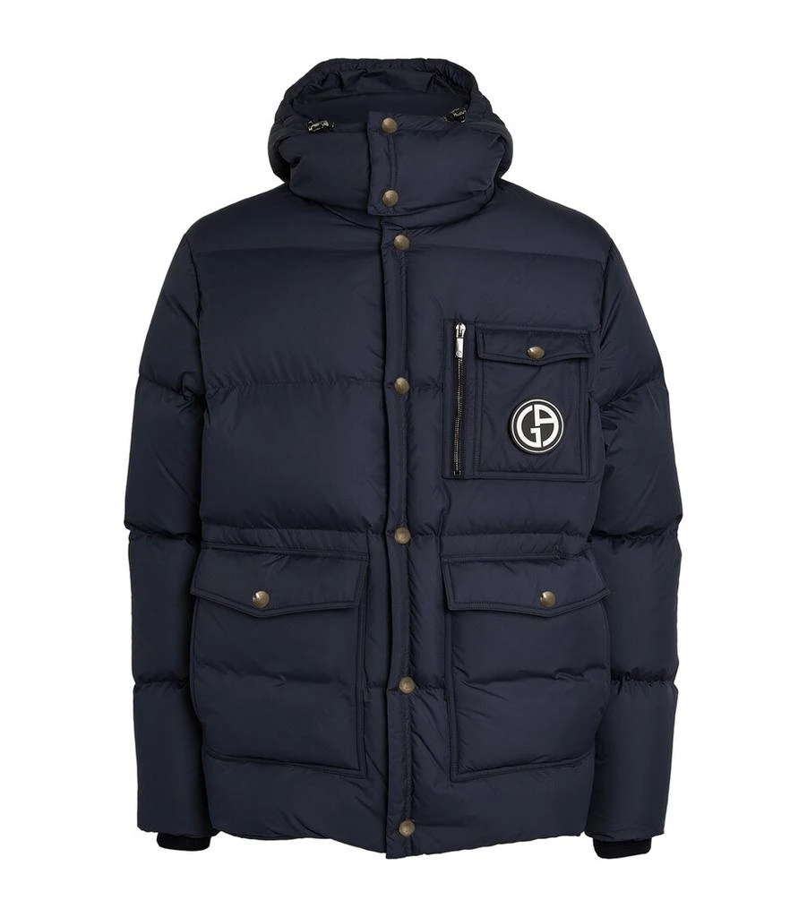 Giorgio Armani Logo Puffer Jacket 1