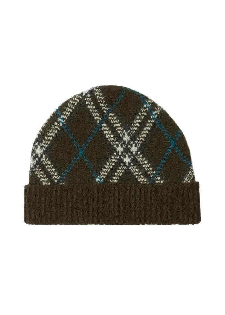 Burberry Check cashmere beanie 6