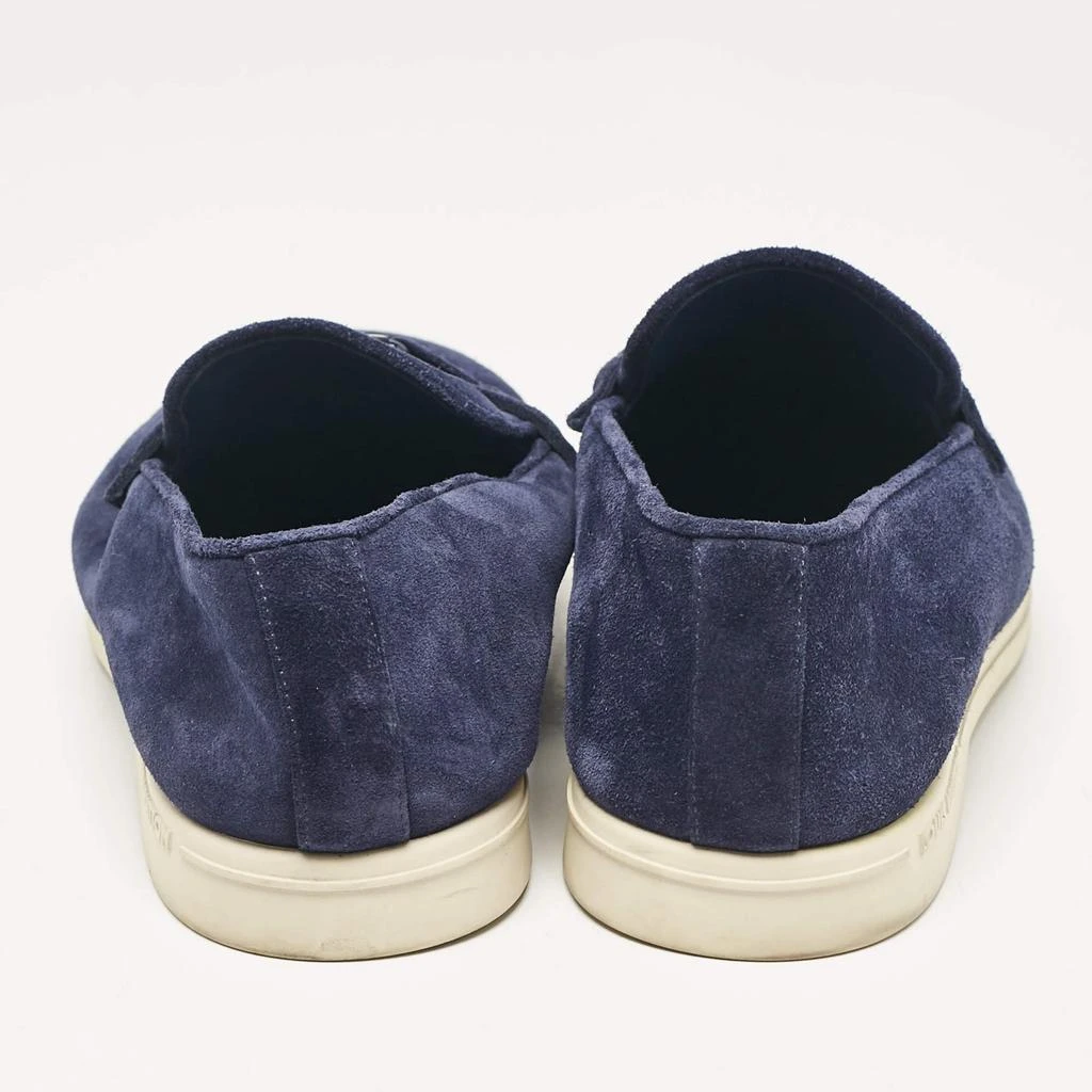 Louis Vuitton Louis Vuitton Navy Blue Suede Estate Loafers Size 40 5