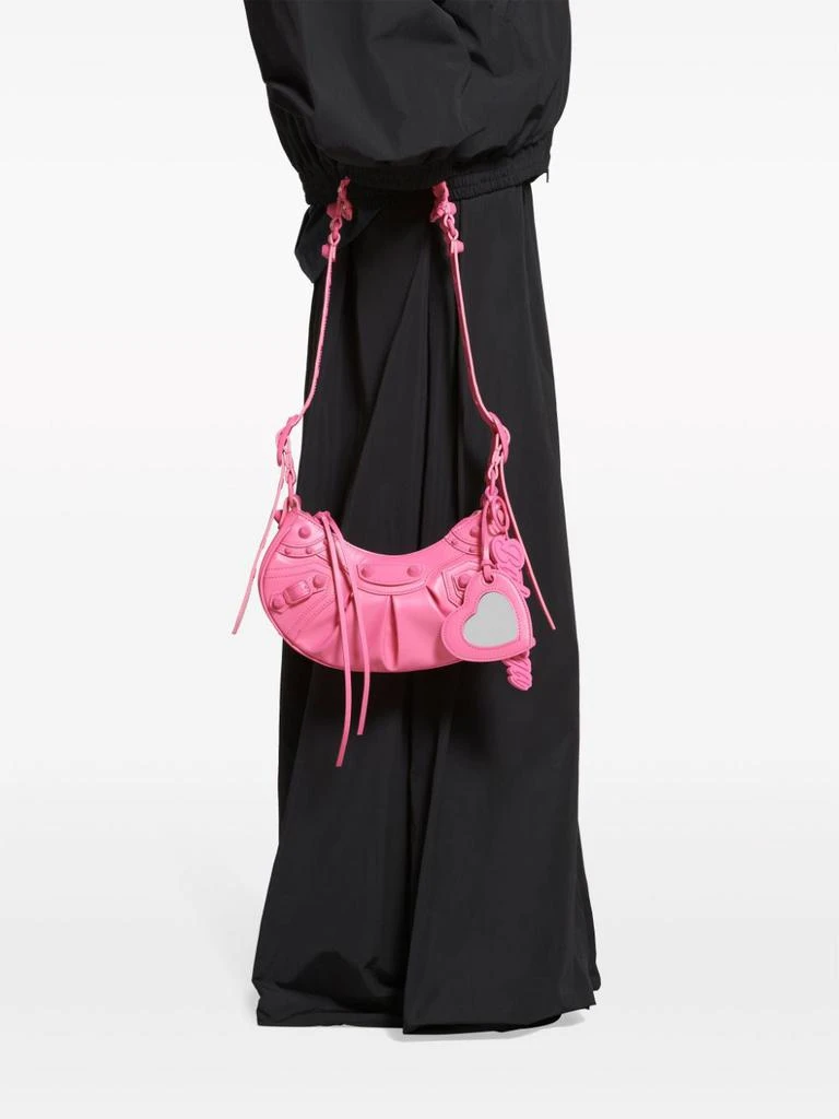 Balenciaga LE CAGOLE XS LEATHER SHOULDER BAG 4