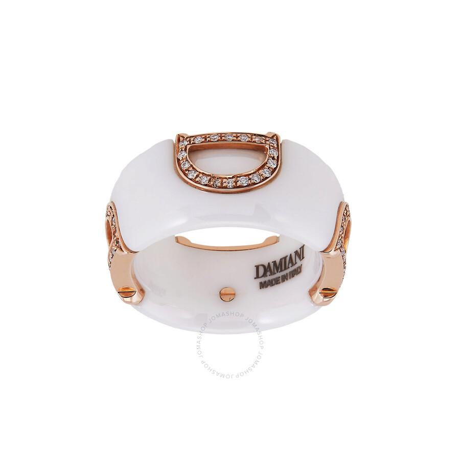 Damiani Open Box - Damiani D.Icon Ladies White Ceramic