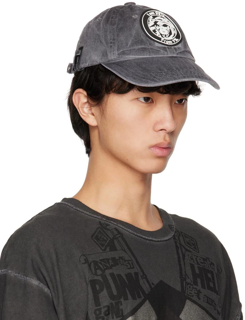 99%IS- Gray Our Faith Patch Washed Cap 2