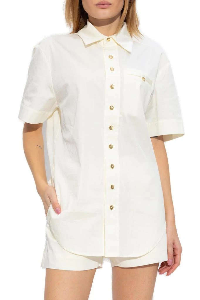Cult Gaia Cult Gaia	Buttoned Short-Sleeved Shirt 2
