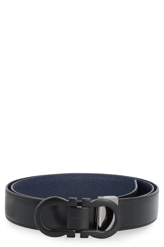 Salvatore Ferragamo Salvatore Ferragamo Gancini Reversible Leather Belt 1