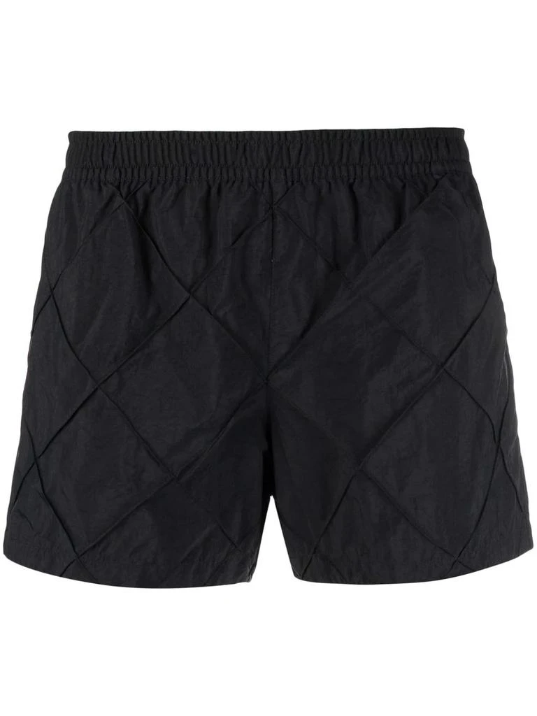 Bottega Veneta geometric-pattern slip-on swim shorts - men 1