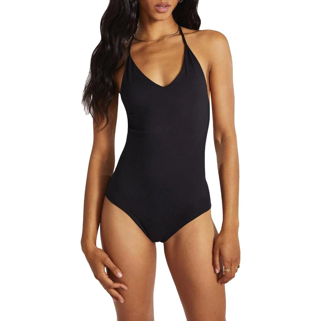 BB Dakota Womens Open Back V-Neck Bodysuit 2