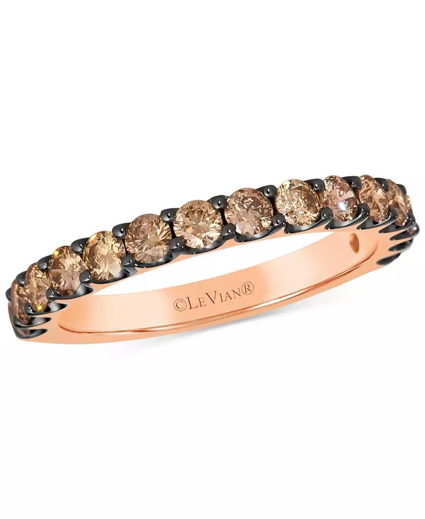 Le Vian Chocolatier® Chocolate Diamond Band (1 ct. t.w) in 14k Gold 1
