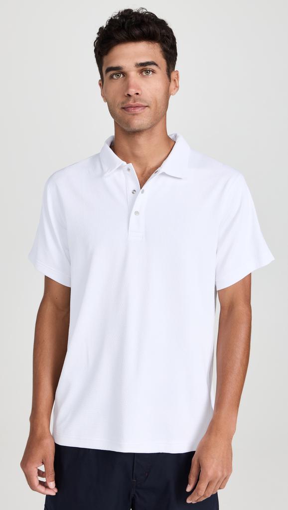 REIGNING CHAMP Solotex Mesh Tiebreak Polo