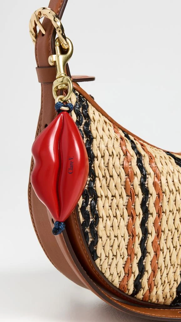 Clare V Lips Bag Charm 3