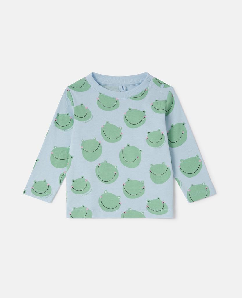 Stella McCartney Stella McCartney - Frog Print Sweatshirt, Blue/Green, Size: 3m