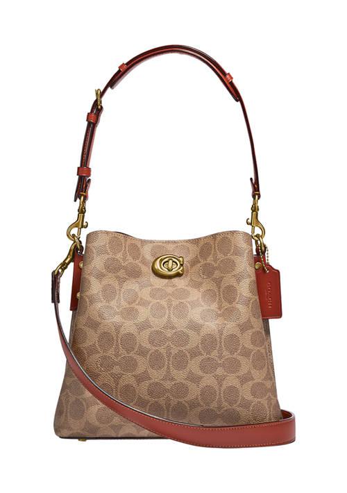 COACH Willow Bucket Bag In Signature Canvas