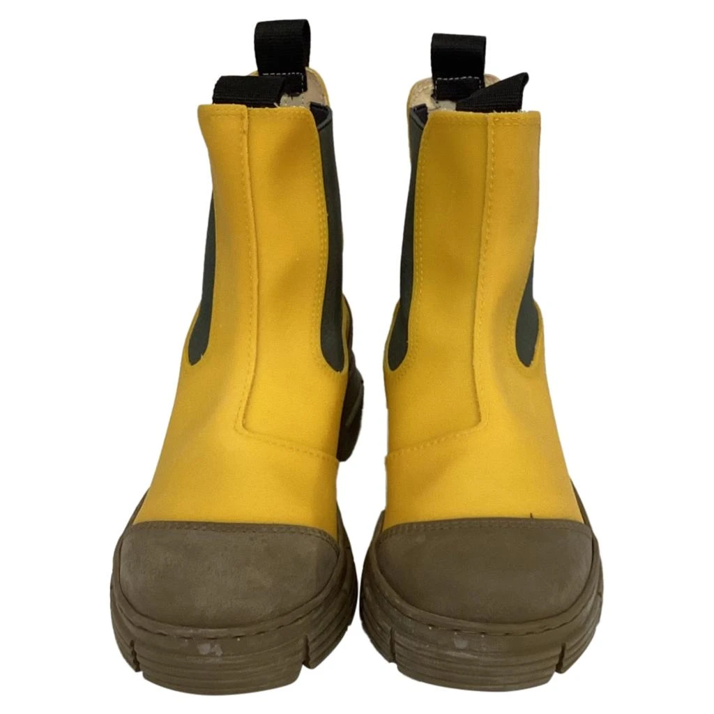 Ganni Ganni Chelsea rain Boots in Yellow Rubber 2