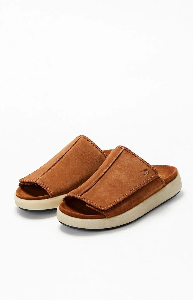 Clarks Overleigh Suede Slide Sandals 2