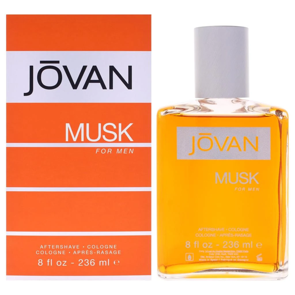 JOVAN Musk by  for Men - 8 oz After Shave Cologne 1