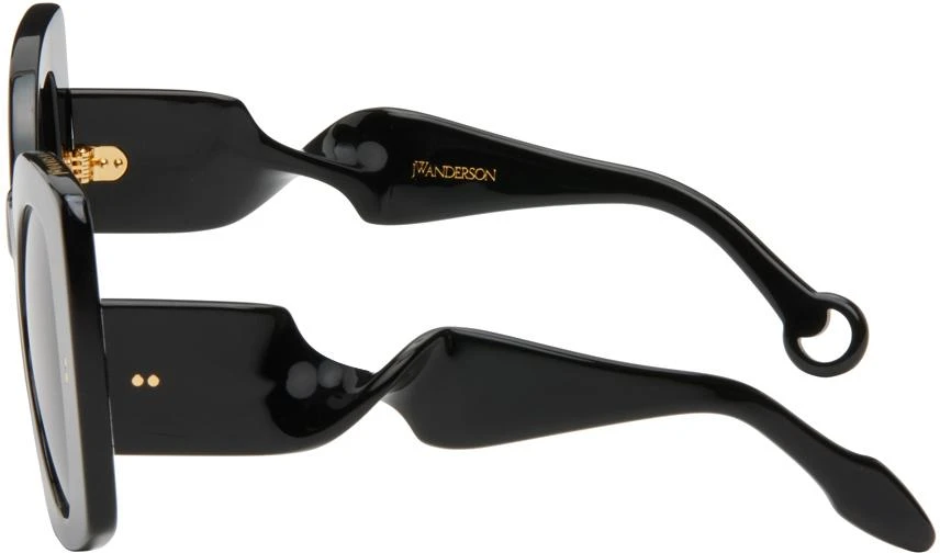 JW Anderson SSENSE Exclusive Black Twister Sunglasses 3