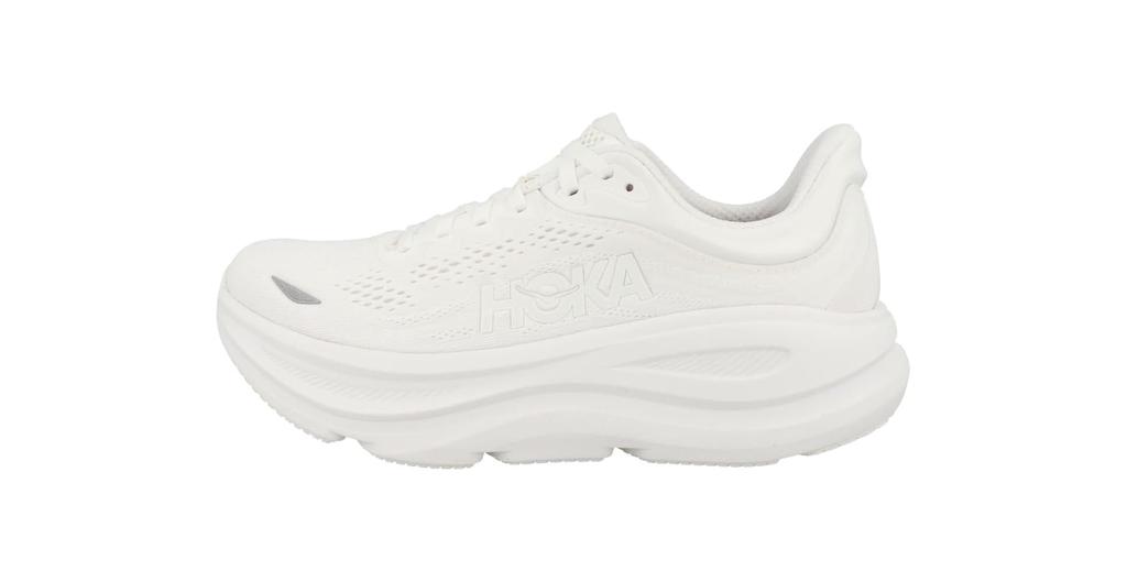 Hoka One One Bondi 9 Womens Running Shoe - White