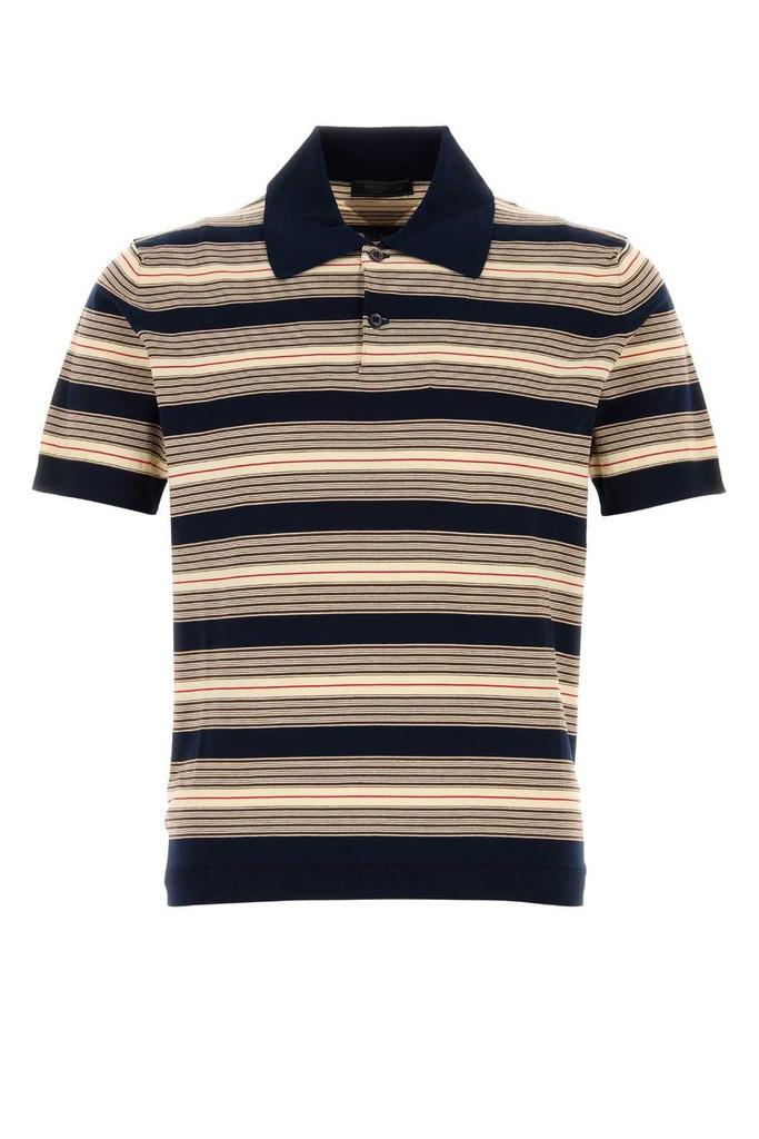 Prada Superfine Wool Polo Shirt - Polo Shirts - Free