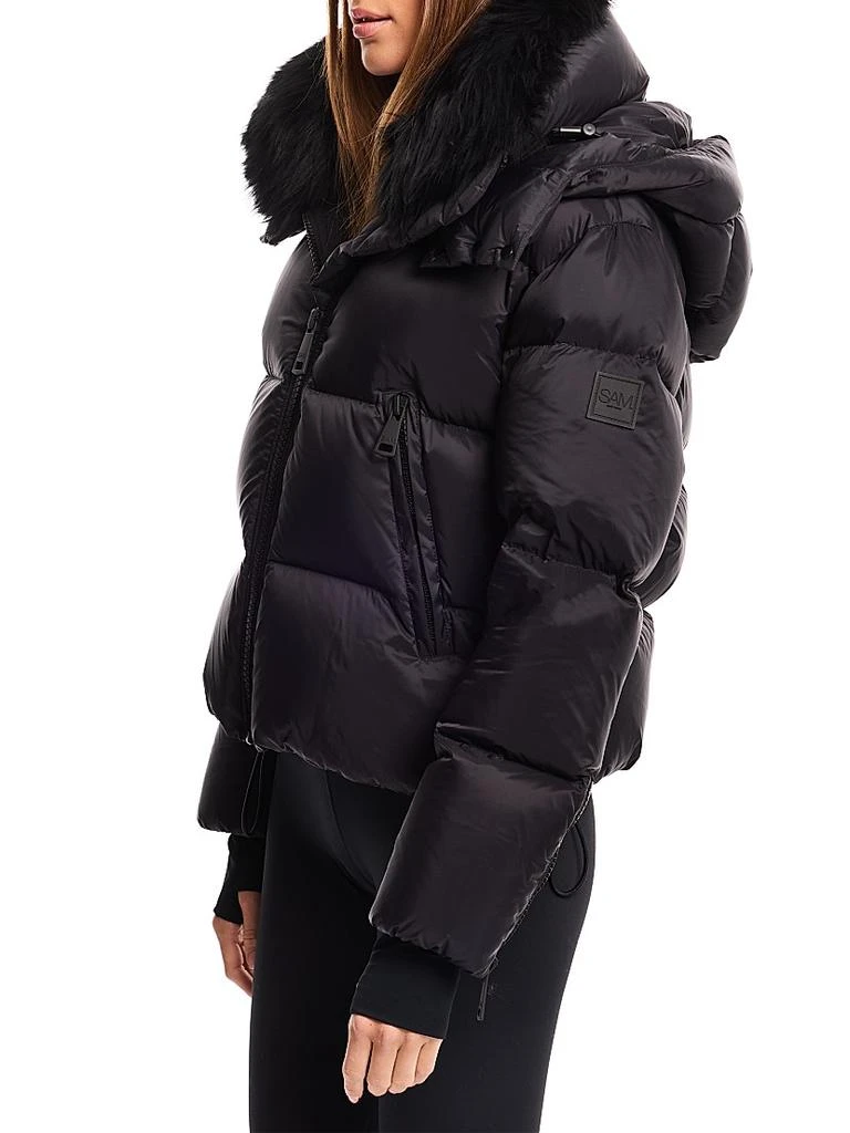 SAM. Kaia Down Shearling Collar Coat 4