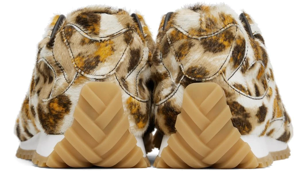 Bottega Veneta White & Orange Orbit Sneakers 2