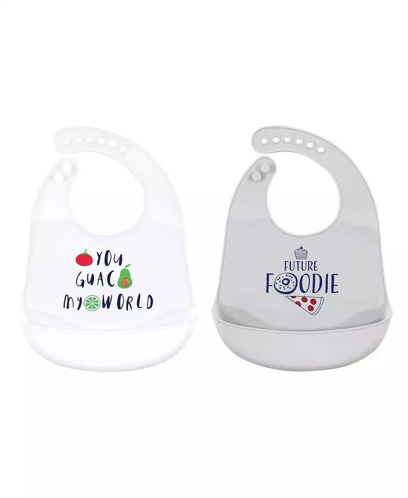 Hudson Soft Silicone Feeding Bibs