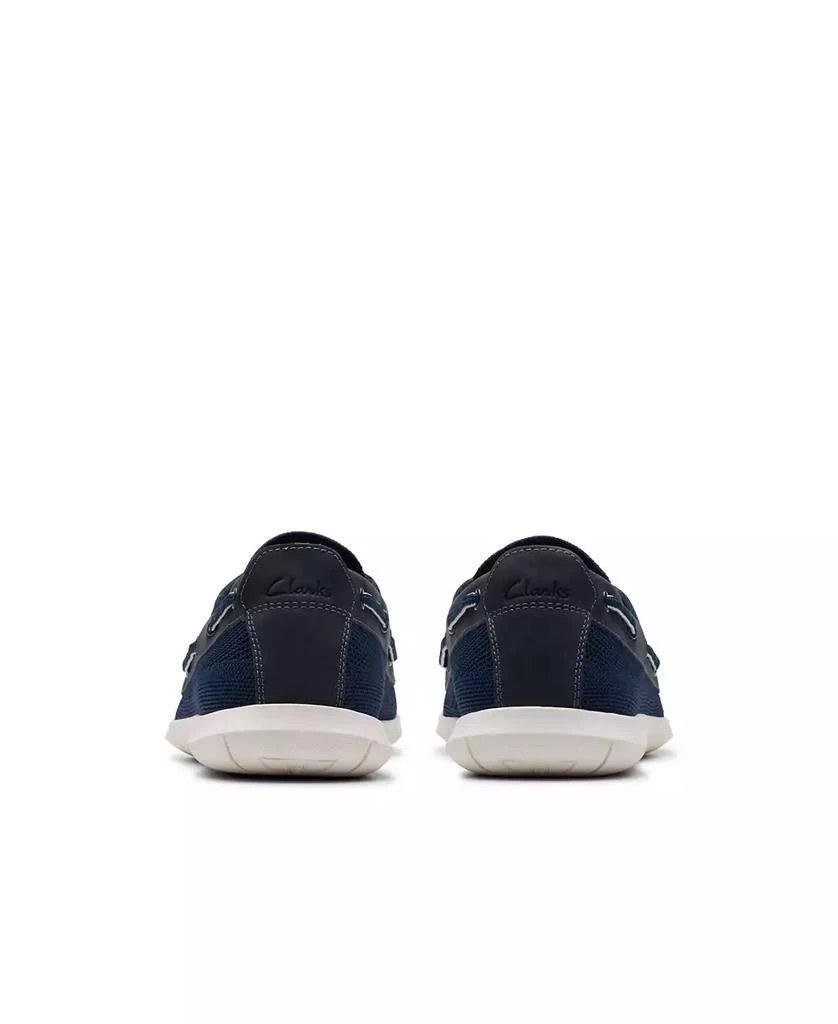 Clarks Men's Flexway Tie Casual Slip On Boat Shoe 4