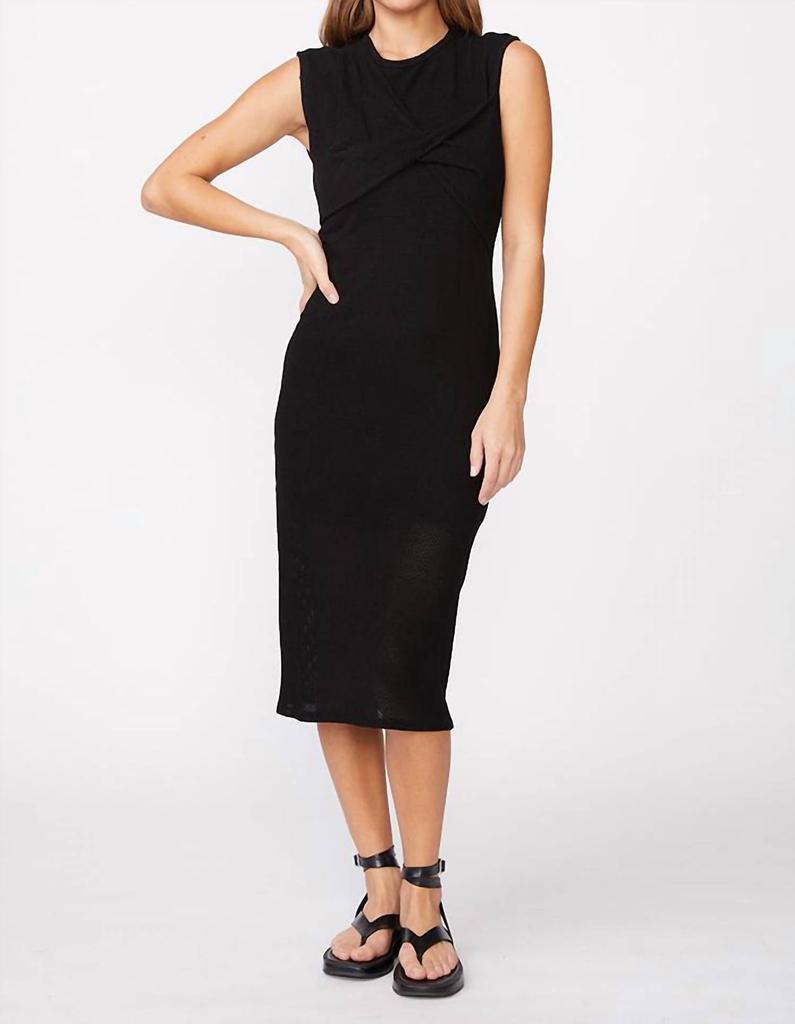 Monrow Monrow - Mesh Knot Dress