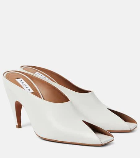 Alaïa Spike leather mules 1